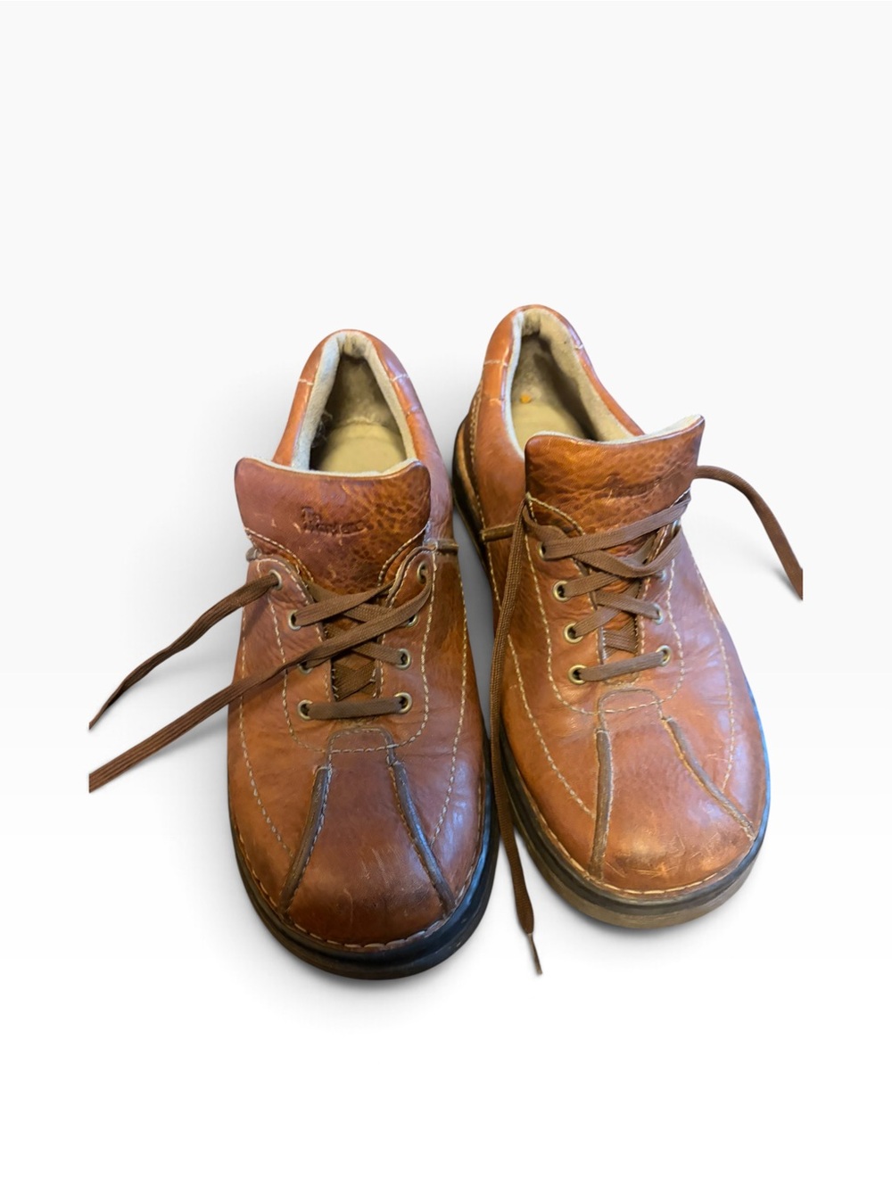 Dr. Martens Tan Brown Leather Lace-Up Men's Boots